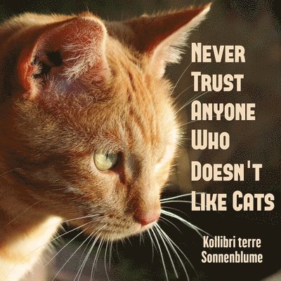 Kollibri T. Sonnenblume, Kollibri T Sonnenblume - Never Trust Anyone Who Doesn't Like Cats, Häftad