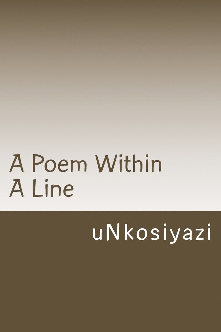 A Poem Within A Line 1