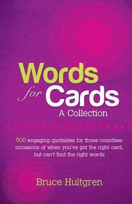 bokomslag Words for Cards: A Collection