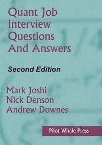 bokomslag Quant Job Interview Questions and Answers (Second Edition)