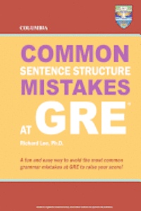 bokomslag Columbia Common Sentence Structure Mistakes at GRE