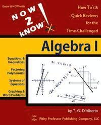 NOW 2 kNOW Algebra 1 1