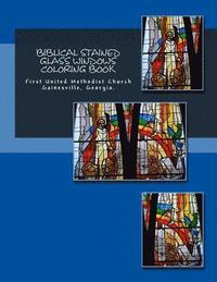 bokomslag Biblical Stained Glass Windows Coloring Book: Learning the Bible Through Stained Glass