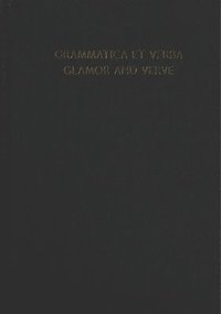 bokomslag Grammatica et Verba--Glamor and Verve