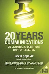 bokomslag 20YEARS Communications: 20 Leaders, 20 Questions, 100's of Lessons