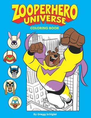 bokomslag Zooperhero Universe Coloring Book