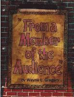 From a Member of the Audience