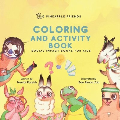 Pineapple Friends Coloring and Activity Book 1