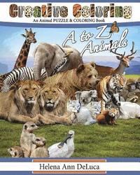 bokomslag Creative Coloring: A to Z Animals: An Animal PUZZLE & COLORING Book