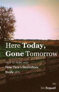 bokomslag Here Today Gone Tomorrow, How to Make your New Year's Resolutions Finally Stick