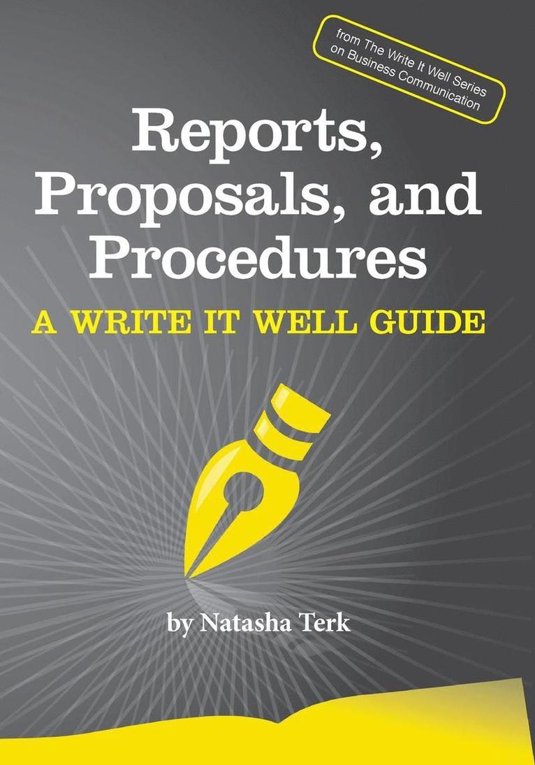 Reports, Proposals, and Procedures 1