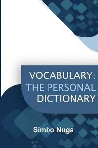 bokomslag Vocabulary: The Personal Dictionary