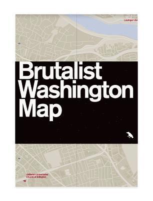 Brutalist Washington DC Map 1
