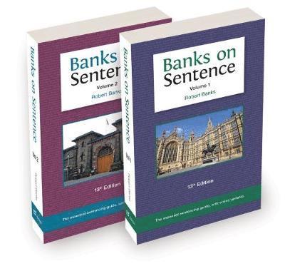Robert Banks - Banks on Sentence 2018 Two-volume set, Häftad