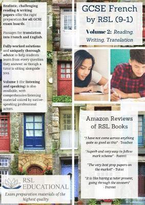 bokomslag GCSE French by RSL (9-1), Volume 2: Reading, Writing, Translation
