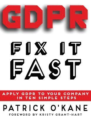 bokomslag GDPR - Fix it Fast