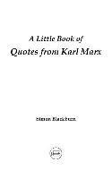 Simon Blackburn - Little Book of Quotes from Karl Marx, Häftad