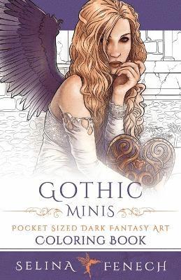 Gothic Minis - Pocket Sized Dark Fantasy Art Coloring Book 1