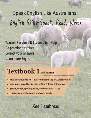 bokomslag Speak English Like Australians! EAL/EFL Grammar & Activities Textbook 1