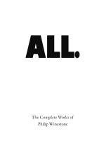 All.: The Complete Works of Philip Winestone 1