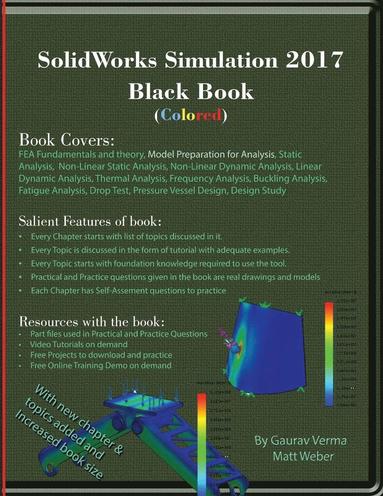 bokomslag SolidWorks Simulation 2017 Black Book (Colored)