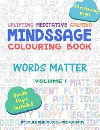 bokomslag Mindssage Colouring Book: Words Matter
