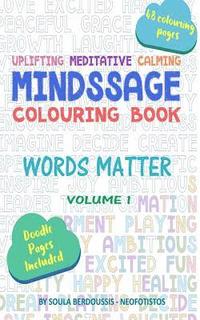 bokomslag Mindssage Colouring Book Travel Size: Words Matter