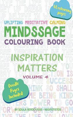 Mindssage Colouring Book Travel Size: Inspiration Matters 1