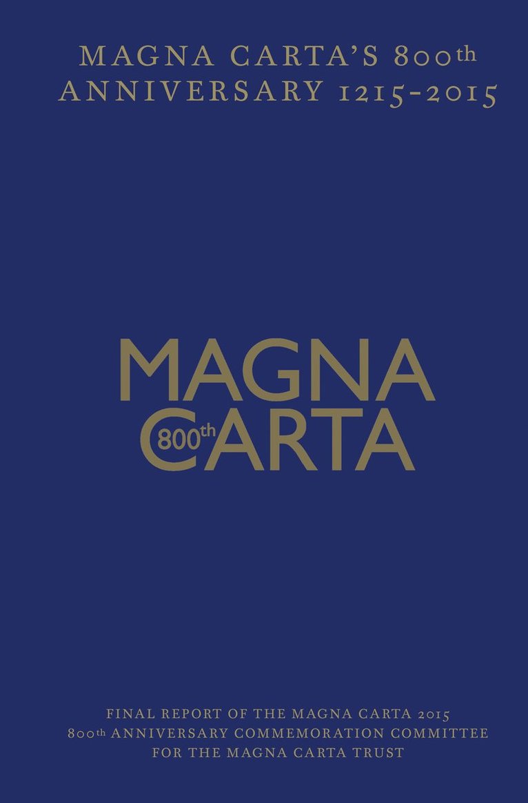 Magna Carta 800th Anniversary 1215-2015