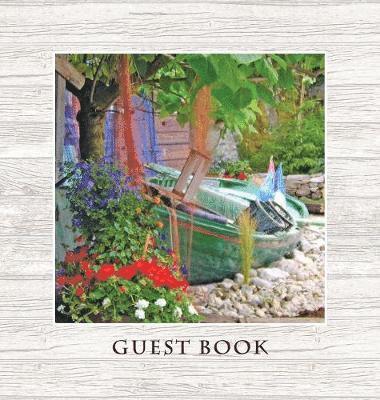 bokomslag GUEST BOOK, Visitors Book, Comments Book, Guest Comments Book HARDBACK Vacation Home Guest Book, House Guest Book, Beach House Guest Book, Visitor Comments Book
