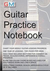 bokomslag Guitar Practice Notebook