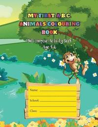 bokomslag My First A.B.C Animals Coloring Book