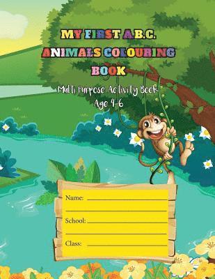 My First A.B.C Animals Coloring Book 1