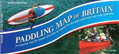 bokomslag Paddling Map of Britain - Third Edition 2022