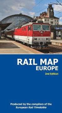 bokomslag Rail Map of Europe: 2nd Edition