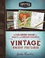 bokomslag Vintage Holiday Postcards Coloring Book: For Adults and Curious Children