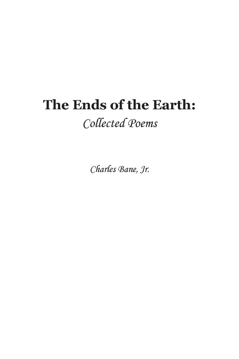 Ends of the Earth