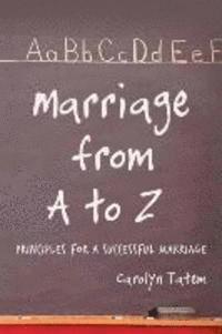 bokomslag Marriage From A to Z