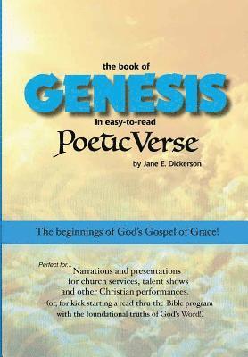 bokomslag Genesis in easy-to-read Poetic Verse: The beginnings of God's Gospel of Grace