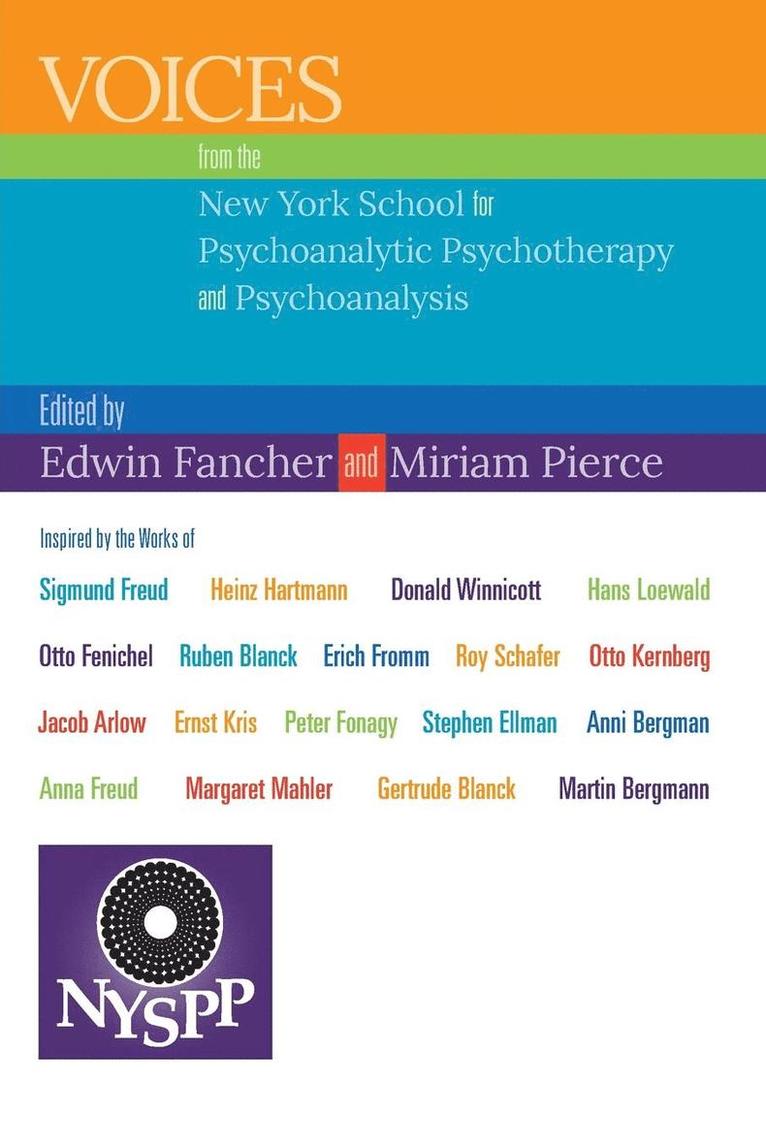 Edwin Fancher, Miriam Pierce - Voices from the New York School for Psychoanalytic Psychotherapy and Psychoanalysis, Häftad