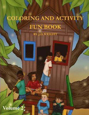 bokomslag Coloring and Activity Fun Book Volume 2 by J.D.Wright