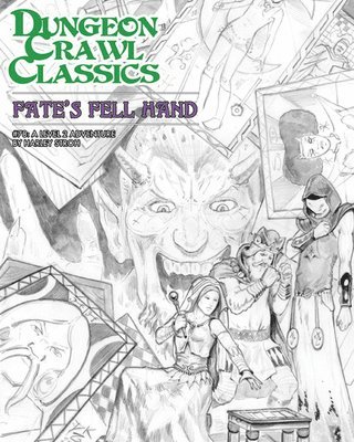 bokomslag Dungeon Crawl Classics #78: Fate's Fell Hand - Sketch Cover