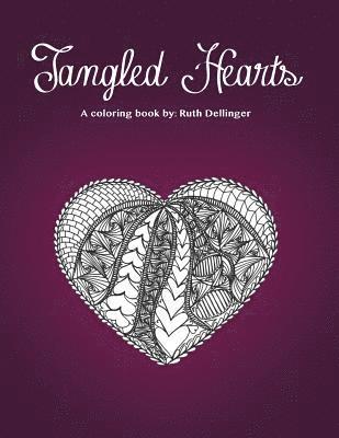 bokomslag Tangled Hearts: A coloring book