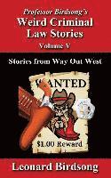 bokomslag Professor Birdsong's Weird Criminal Law Stories - Volume 5