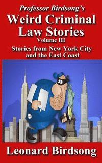 bokomslag Professor Birdsong's Weird Criminal Law Stories, Volume III: Stories From New York and the East Coast