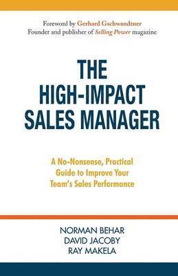 bokomslag The High-Impact Sales Manager