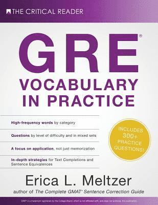 Erica L. Meltzer, Erica L Meltzer - GRE Vocabulary in Practice, Häftad