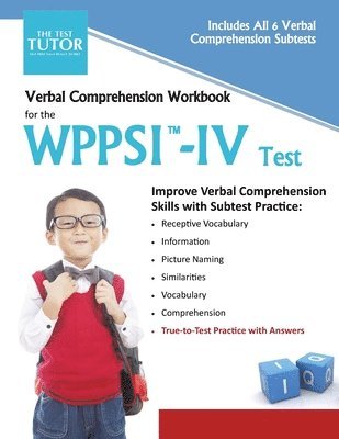 Verbal Comprehension Workbook for the WPPSI-IV Test 1