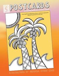 bokomslag Postcards: coloring book for creative adults