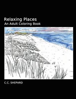 bokomslag Relaxing Places: An Adult Coloring Book